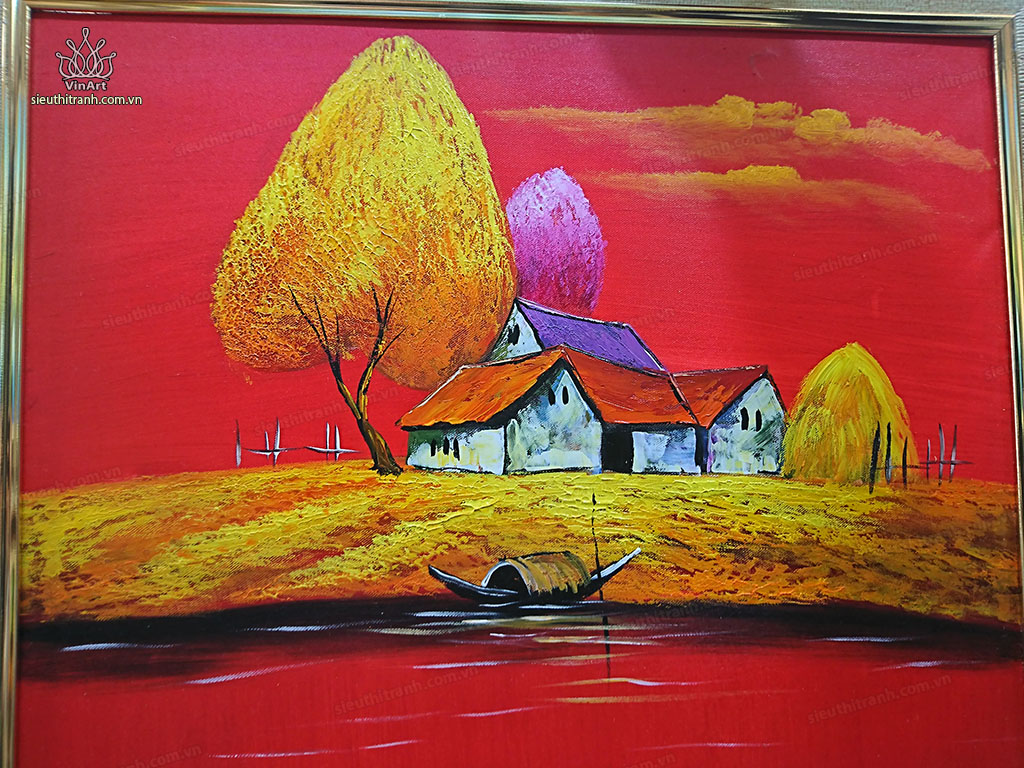 Tranh sơn dầu Phong Cảnh 3114 | Siêu Thị Tranh VinArt